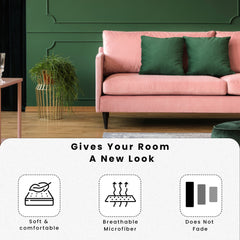Velvet Cushion Covers Green