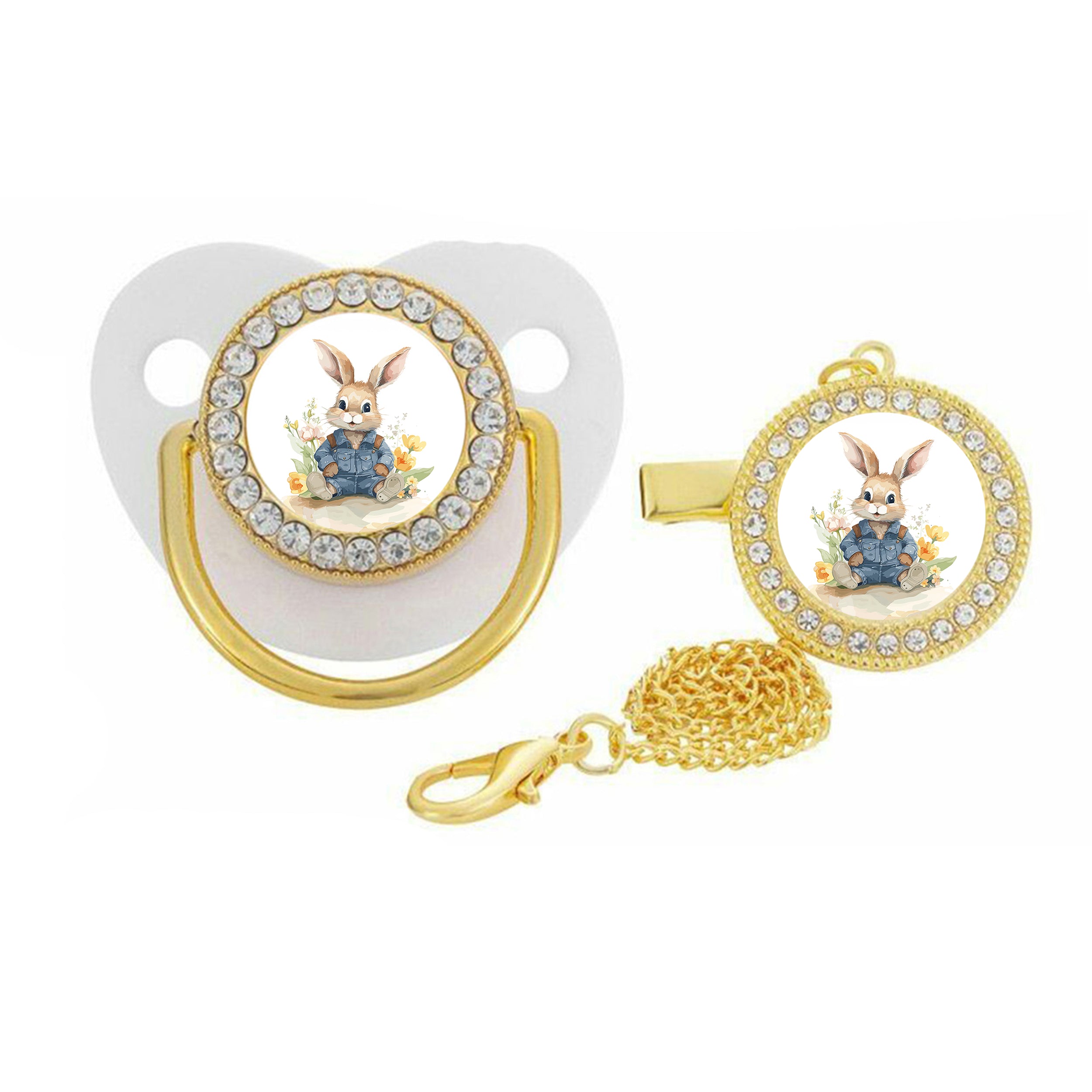 Rabbit Logo Pacifier