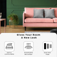 Velvet Cushion Covers Silver