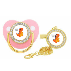 Little Dino Logo Pacifier