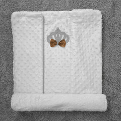 Baby Girls Bubble Blanket With Crown