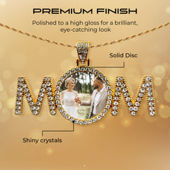 Personalized Golden MOM Pendant for Men & Women
