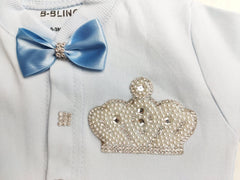 Beaded Blue on Blue