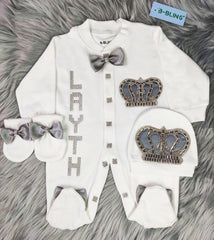 Grey on White