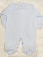 baby Blue on Blue Blanket Set