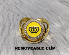 Yellow on Golden Pacifier