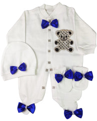Royal Blue On White