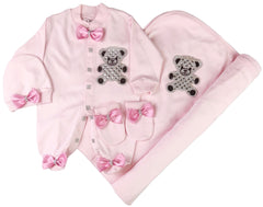 Pink on Pink Blanket Set