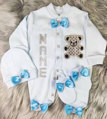 Baby Blue on Blue