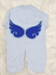 Royal Blue On Blue Blanket Set