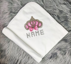 Pink On White Blanket
