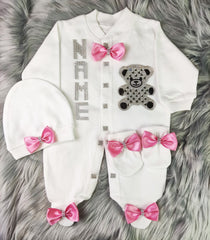 Pink on White