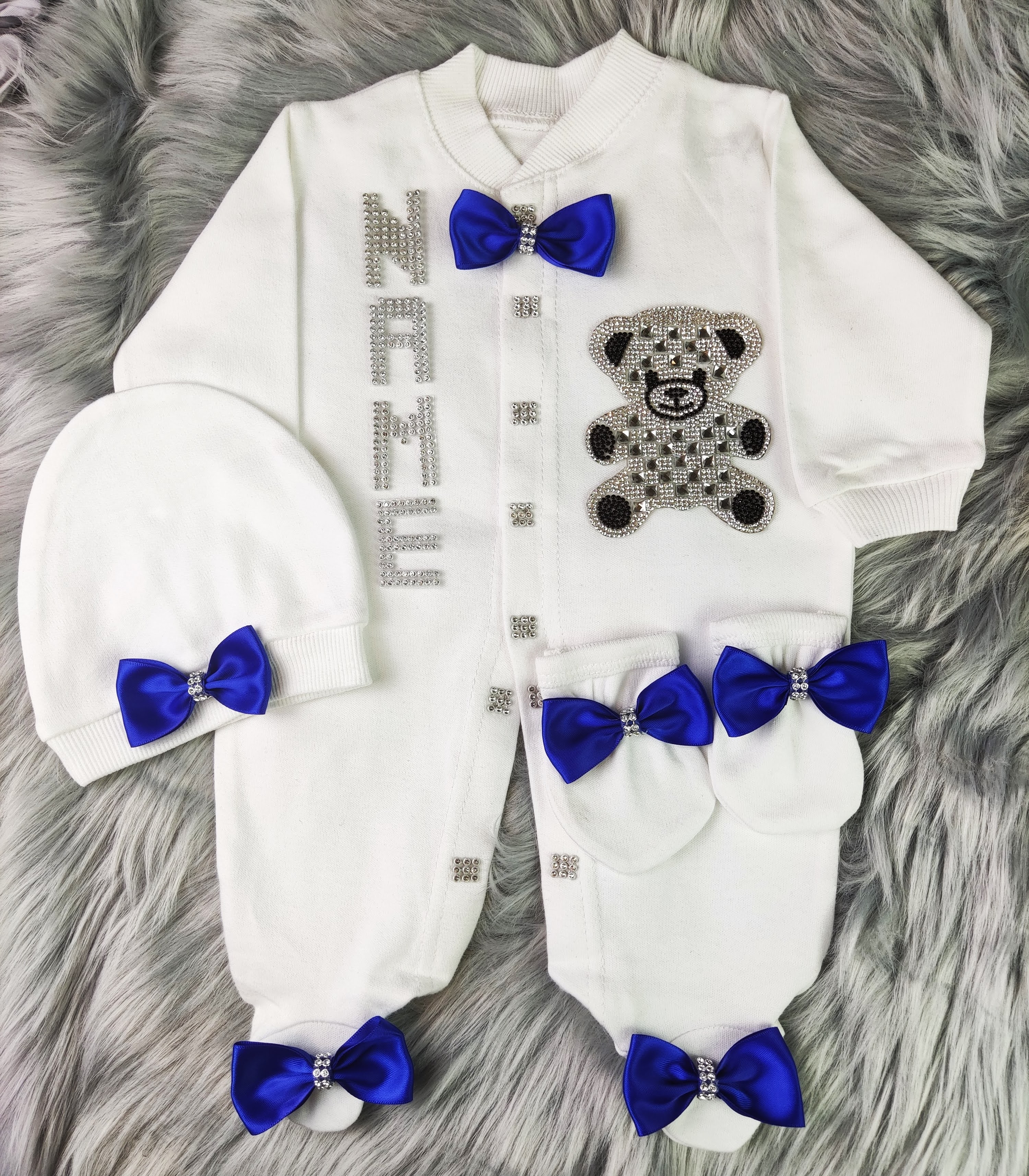 Royal Blue On White