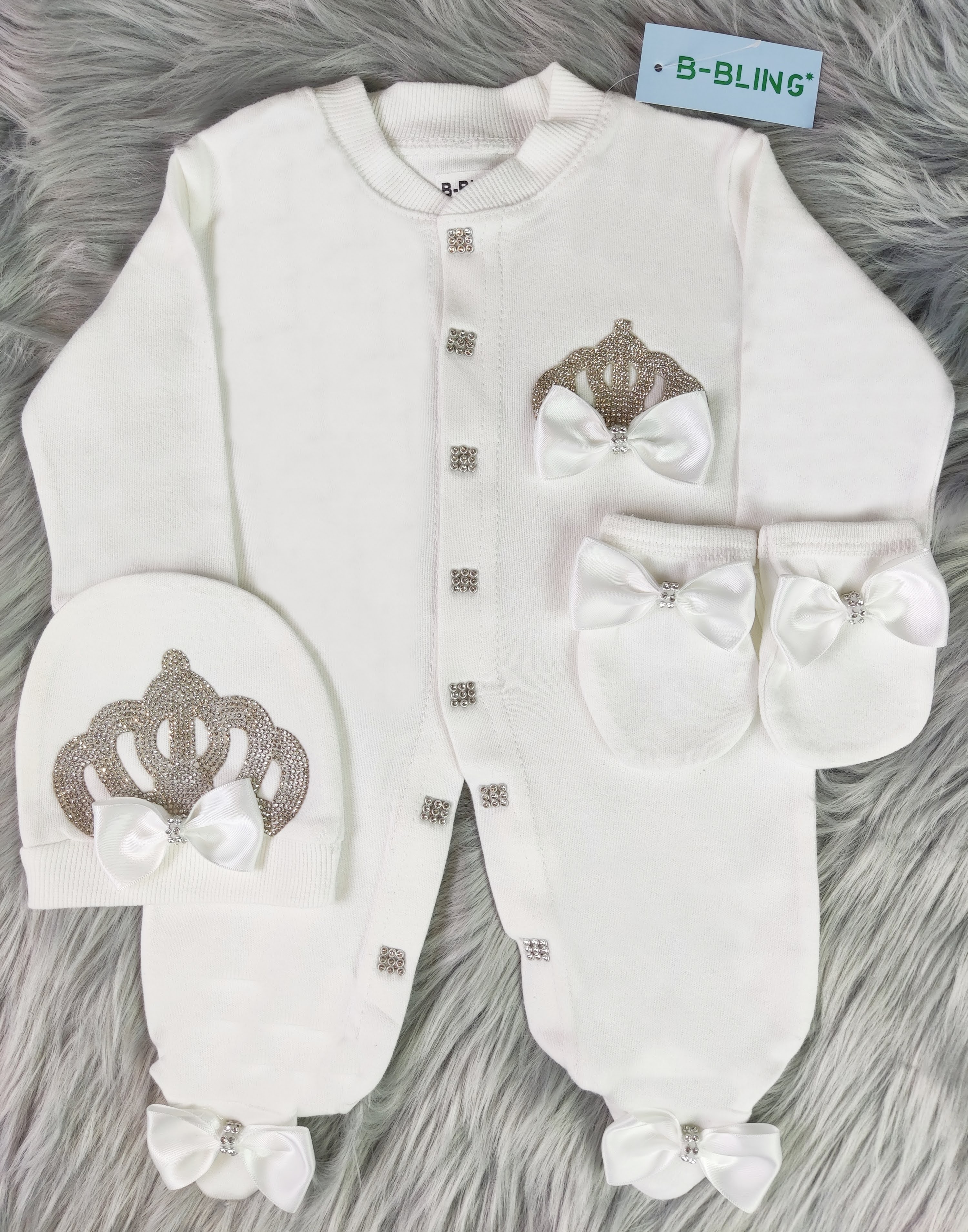 White On White ( Queen Crown )