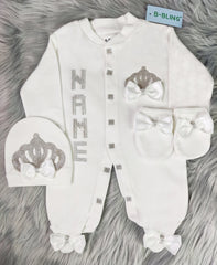 White On White ( Queen Crown )