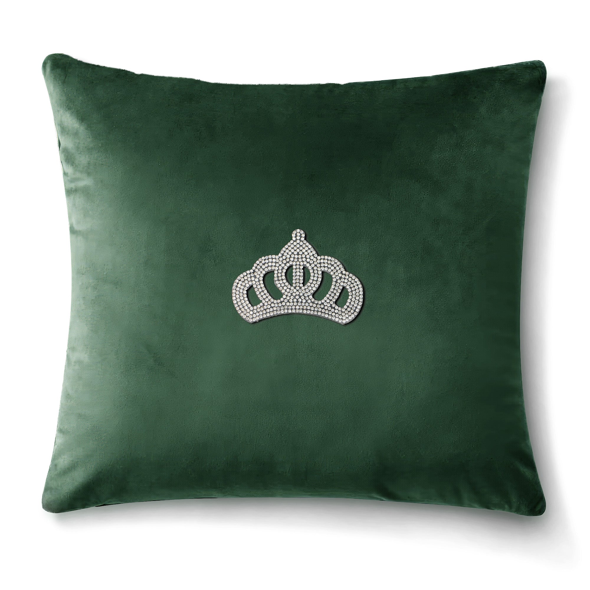 Velvet Cushion Covers Green (Crown 2)