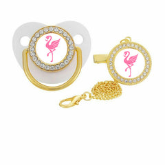 Flamingo Logo Pacifier