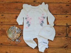 Baby Floral Embroidered Romper