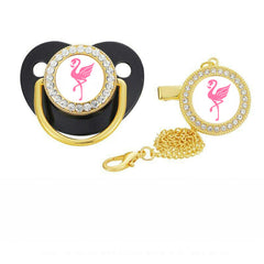 Flamingo Logo Pacifier