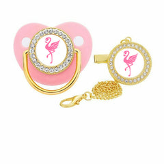 Flamingo Logo Pacifier