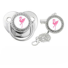 Flamingo Logo Pacifier