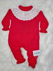 Ruffle Neck baby Romper