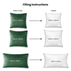 Velvet Cushion Covers Green (Crown 3)