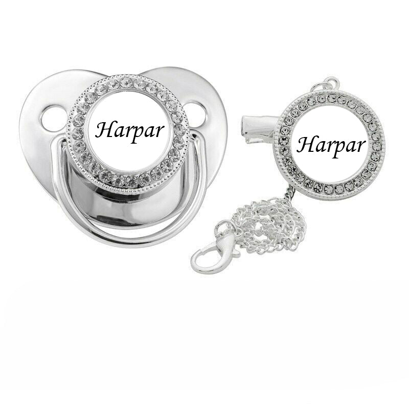 Silver On Silver Pacifier