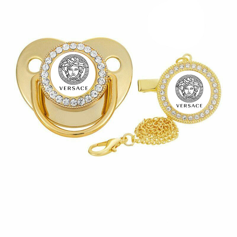 Versace Fila Logo Pacifier