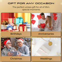 Personalized Golden Round Pendant for Men & Women