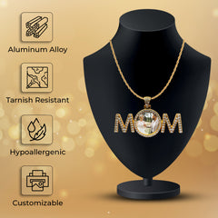 Personalized Golden MOM Pendant for Men & Women