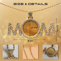 Personalized Golden MOM Pendant for Men & Women