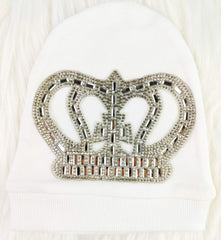White On White Blanket Set (Prince Crown)