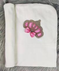 Pink On White Blanket